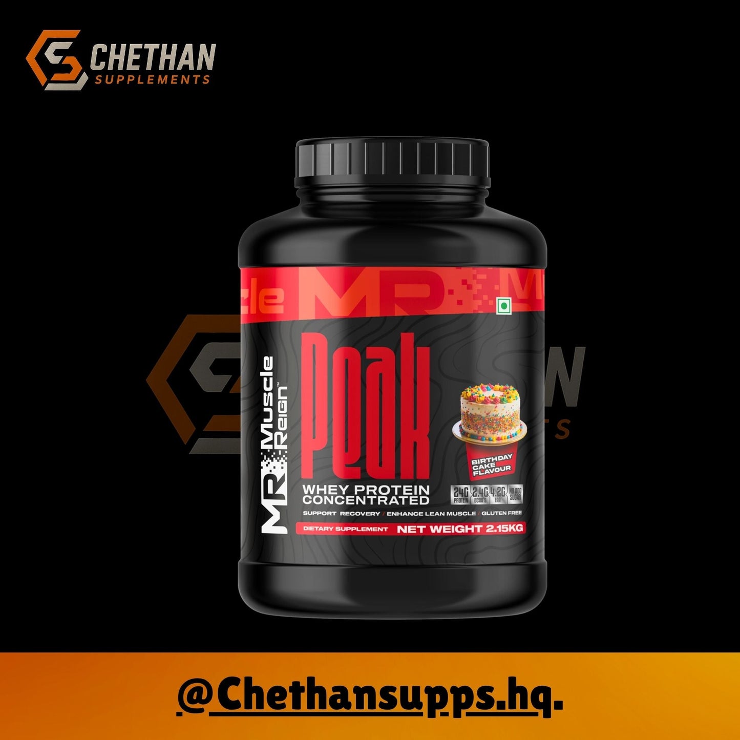 Muscle Reign Peak High Protein Powder With BCAA And EAA - CHETHAN SUPPS.77