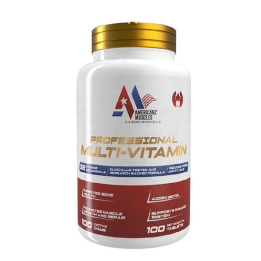 Americanz Muscles Professional Multi - Vitamin, 100 tablet(s) | Chethansupps.com - CHETHAN SUPPS.77