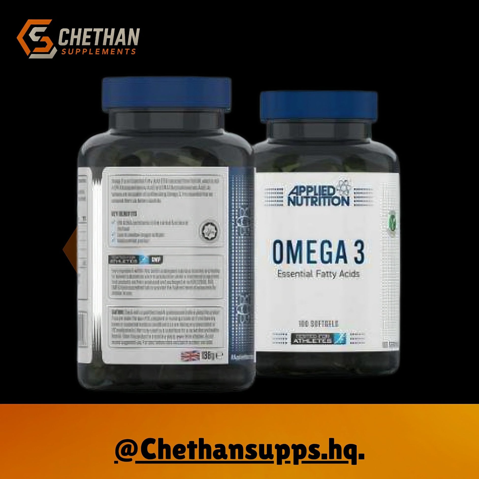 Applied Nutrition Omega 3 | 1000mg | Chethansupps.com - CHETHAN SUPPS.77