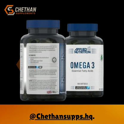 Applied Nutrition Omega 3 | 1000mg | Chethansupps.com - CHETHAN SUPPS.77