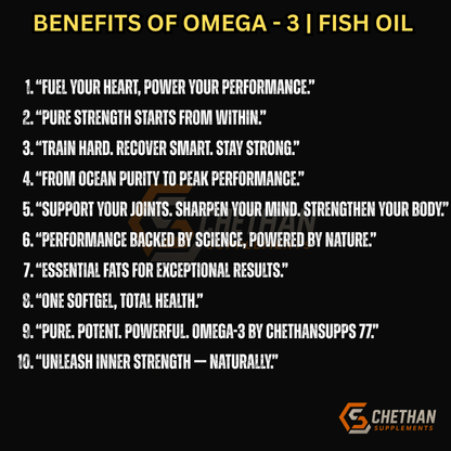 Applied Nutrition Omega 3 | 1000mg | Chethansupps.com - CHETHAN SUPPS.77