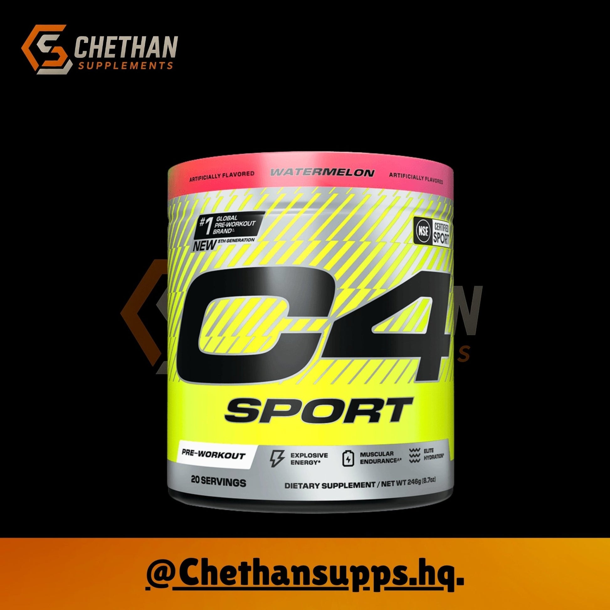 C4 Sport® Pre Workout Powder 20 Servings - CHETHAN SUPPS.77