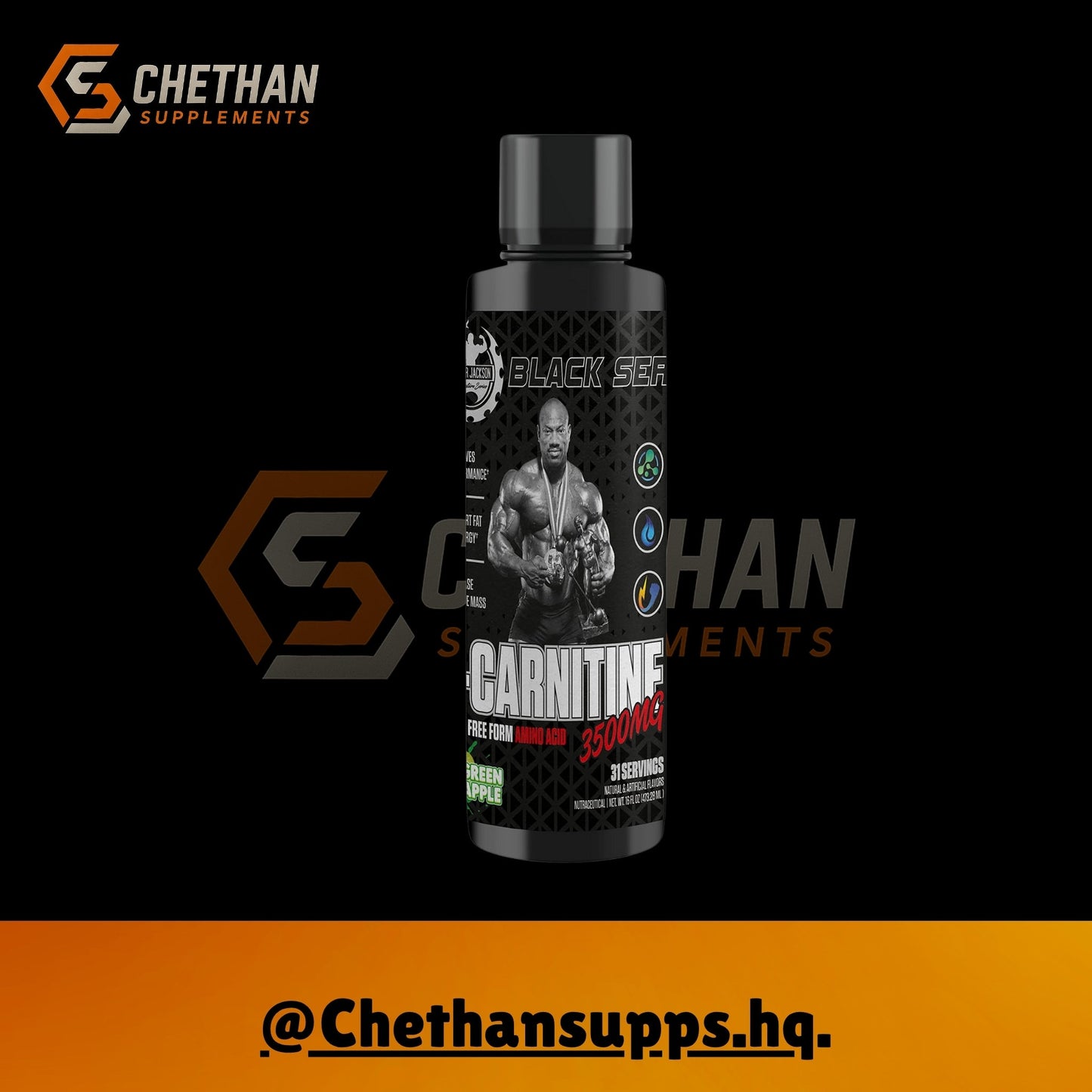 Dexter Jackson Black Series Carnitine Liquid, 473 ml, | chethansupps.com - CHETHAN SUPPS.77