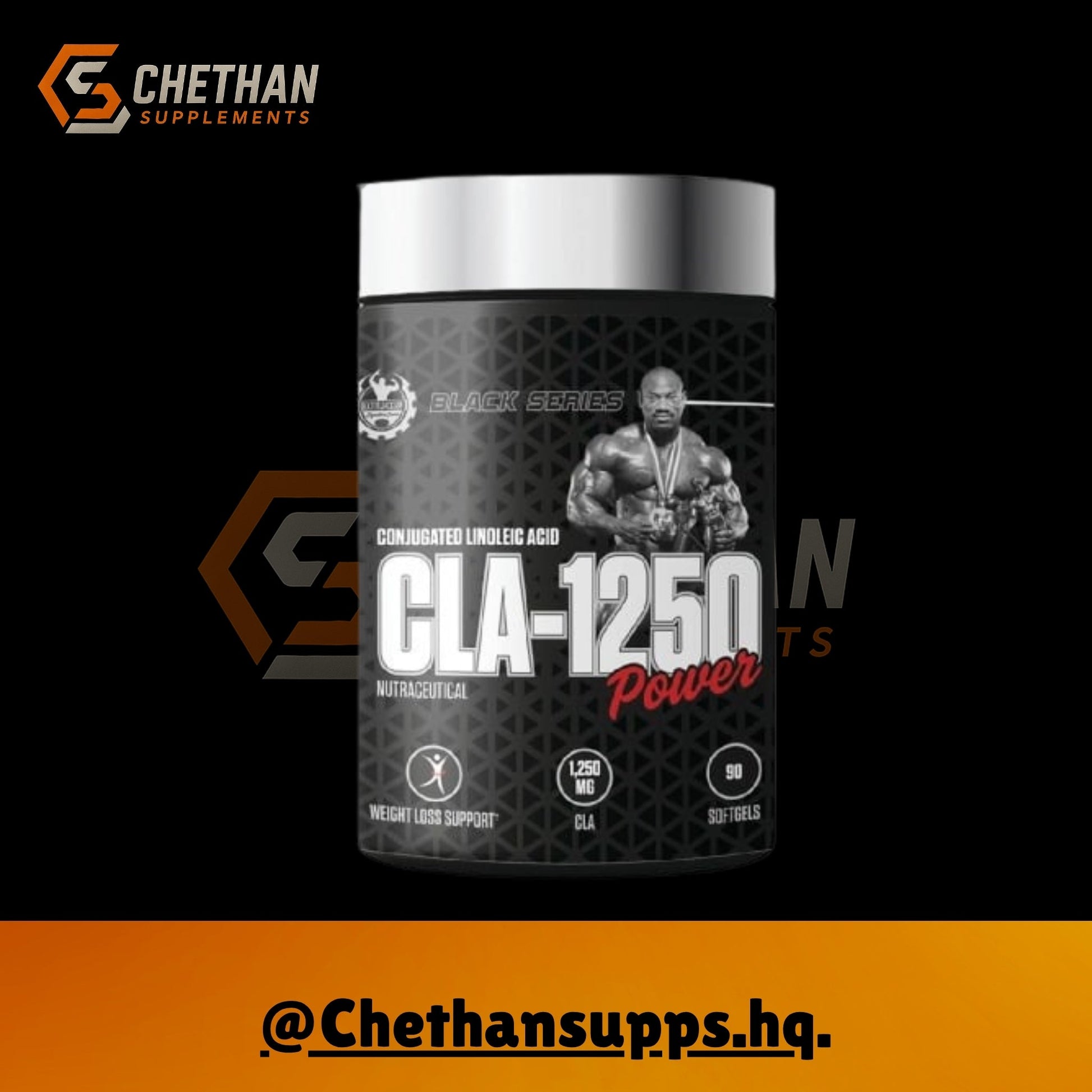 Dexter Jackson Black Series CLA - 1250 | Conjugated Linoleic Acid | 90 Softgels - CHETHAN SUPPS.77