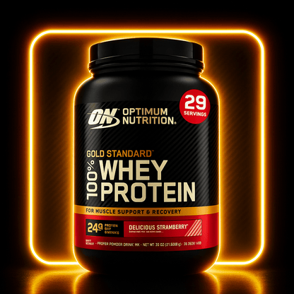 Gold Standard 100% Whey Protein Powder | Cookies & Cream | 2 lbs - CHETHAN SUPPS.77
