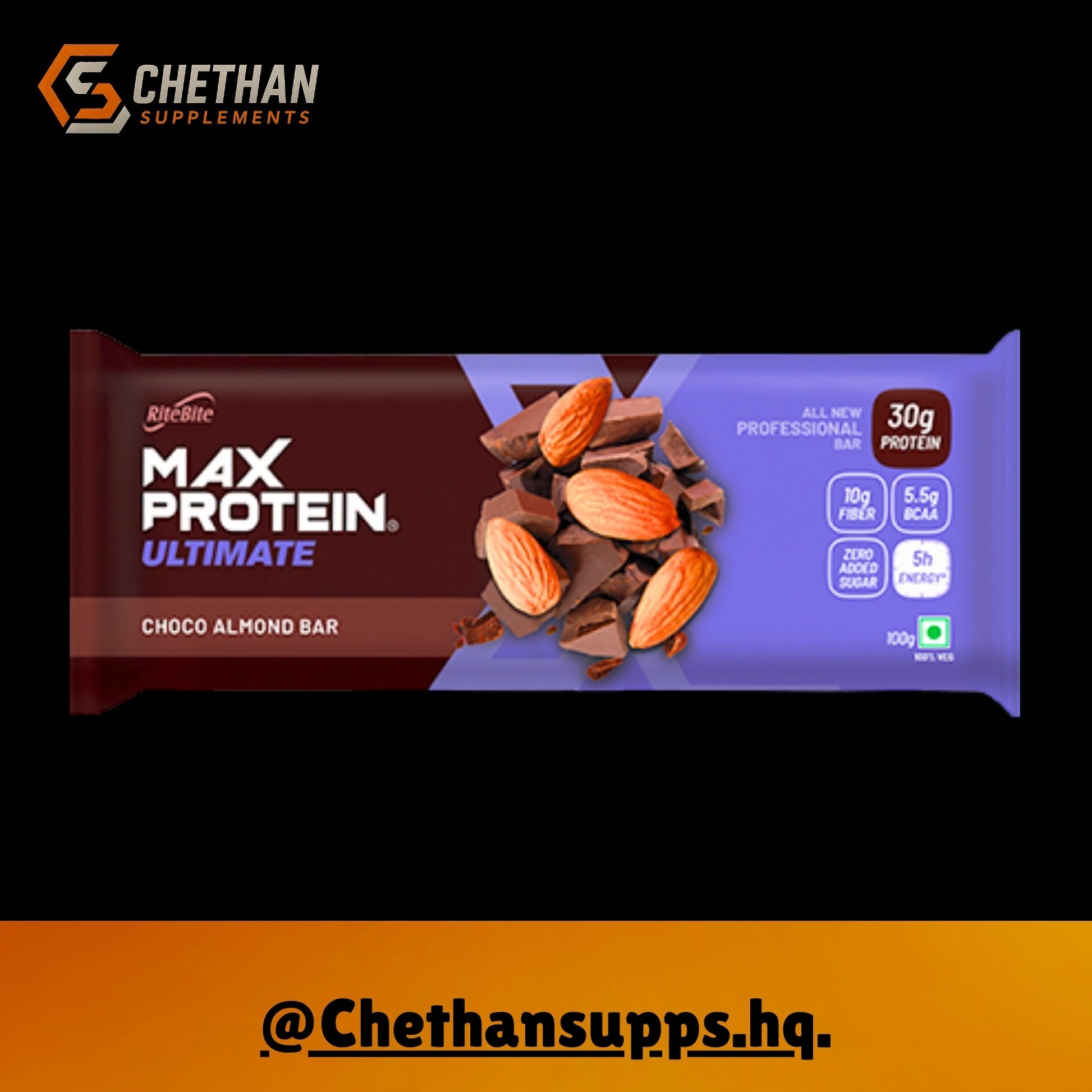 RiteBite Max Protein Daily Choco Berry Bars | chethansupps.com - CHETHAN SUPPS.77