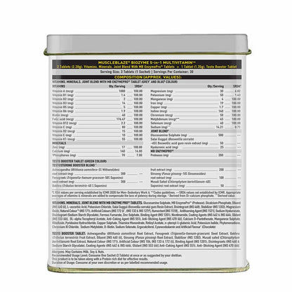 MuscleBlaze Biozyme 5 in 1 Multivitamin
