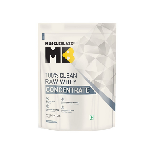 MuscleBlaze 100% Clean Raw Whey Protein Concentrate