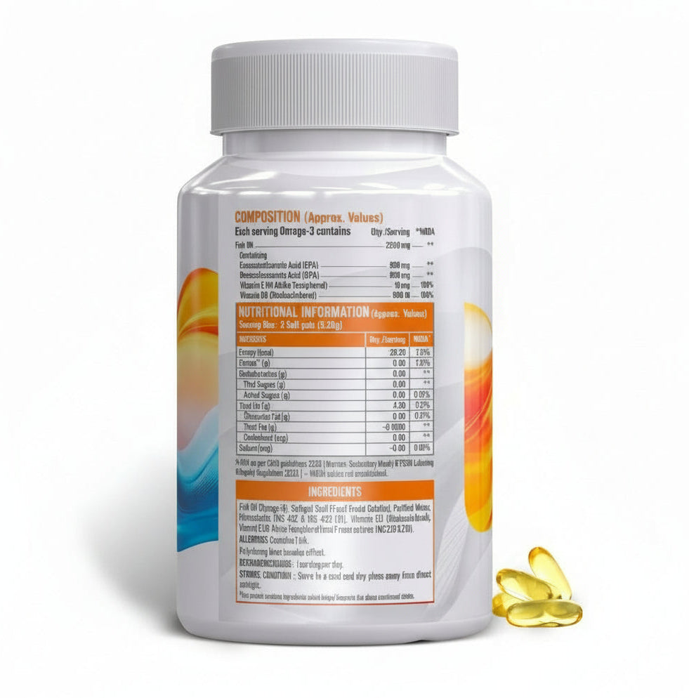 BIG MUSCLE OMEGA-3 (3x strength fish oil)