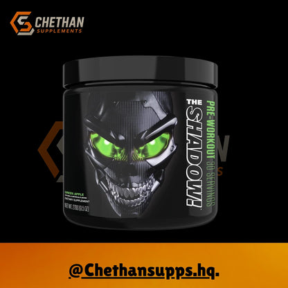 THE SHADOW! PRE - WORKOUT 30 SERVINGS, 350MG CAFFEINE - CHETHAN SUPPS.77