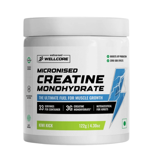 Wellcore - Micronised Creatine Monohydrate (100g, 33 Servings) - CHETHAN SUPPS.77